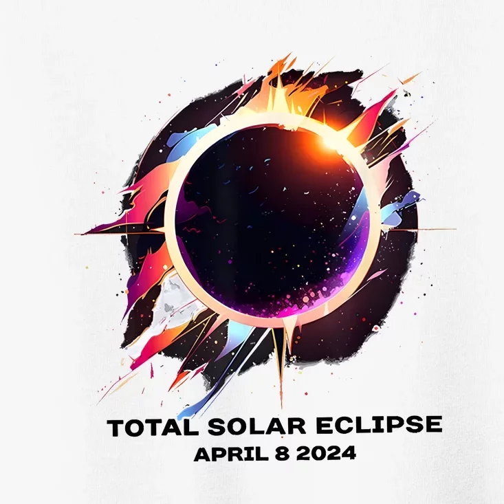 Eclipse Event 2024 Total Solar Eclipse Toddler T-Shirt