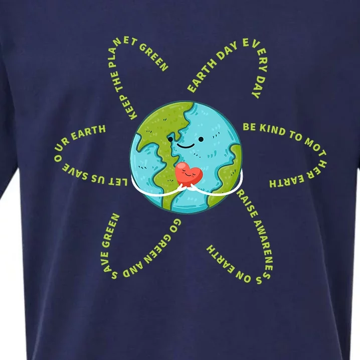 Earthday Everyday 54th Anniversary 2024 Earth Day Sueded Cloud Jersey T-Shirt