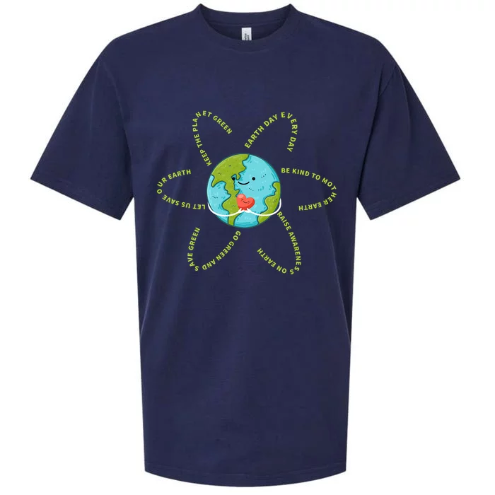 Earthday Everyday 54th Anniversary 2024 Earth Day Sueded Cloud Jersey T-Shirt