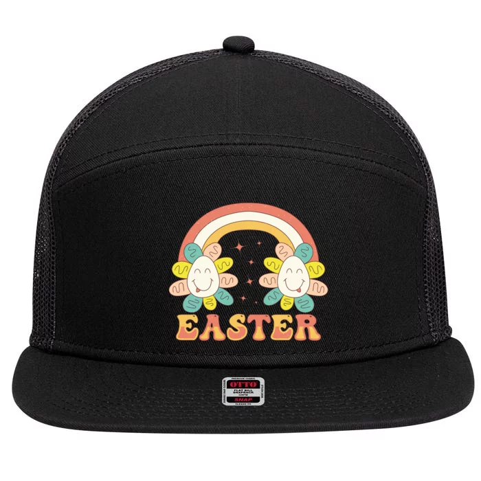 Easter 7 Panel Mesh Trucker Snapback Hat