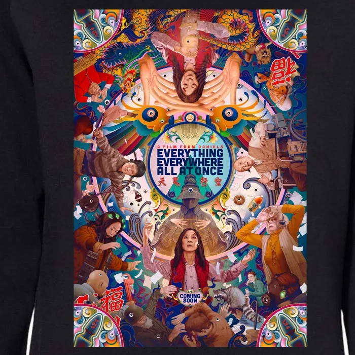 Everything Everywhere All At Once Womens California Wash Sweatshirt