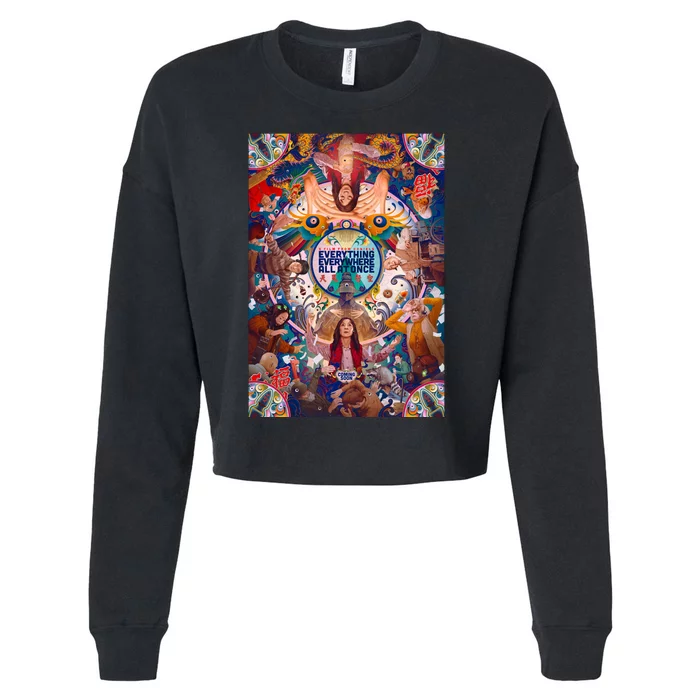 Everything Everywhere All At Once Cropped Pullover Crew