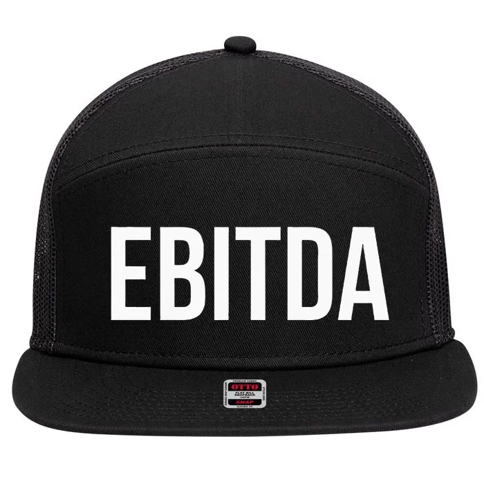 Ebitda 7 Panel Mesh Trucker Snapback Hat