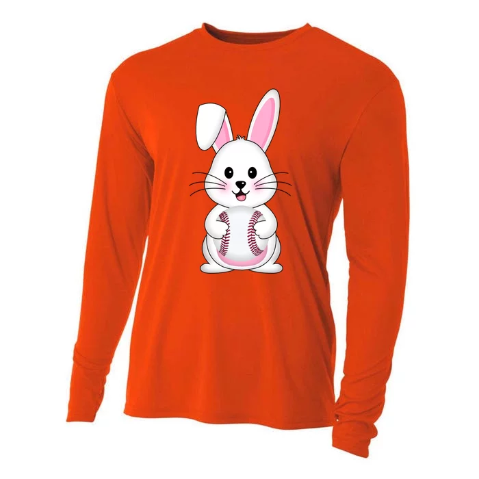 Easter Egg Bunny Baseball Sport Rabbit Great Gift Cooling Performance Long Sleeve Crew