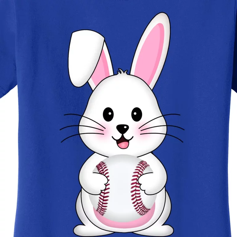 Easter Egg Bunny Baseball Sport Rabbit Great Gift Women's T-Shirt