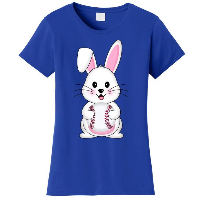 Easter Egg Bunny Baseball Sport Rabbit Great Gift Women's T-Shirt