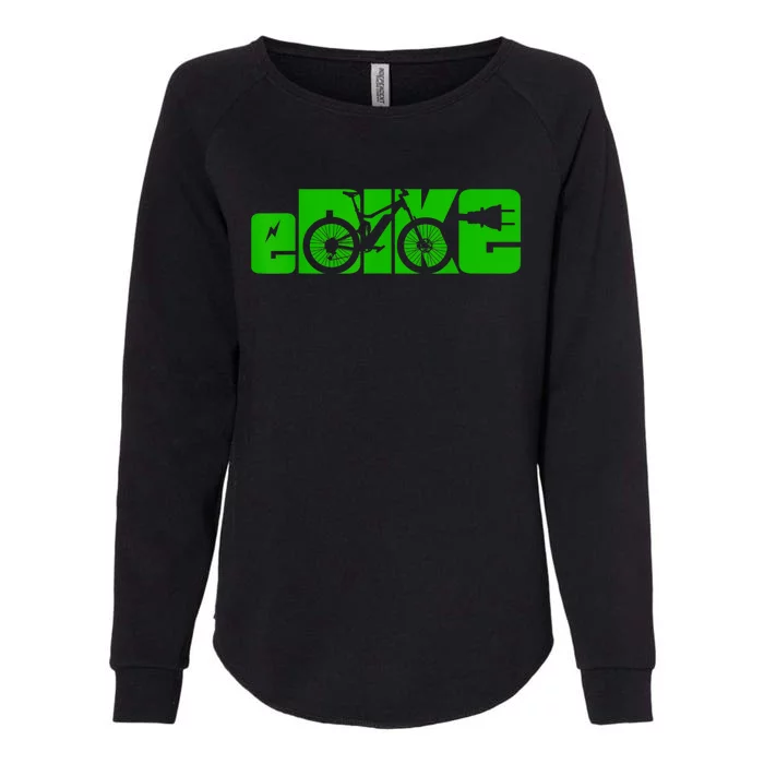 EBike Electric Bicycle Womens California Wash Sweatshirt