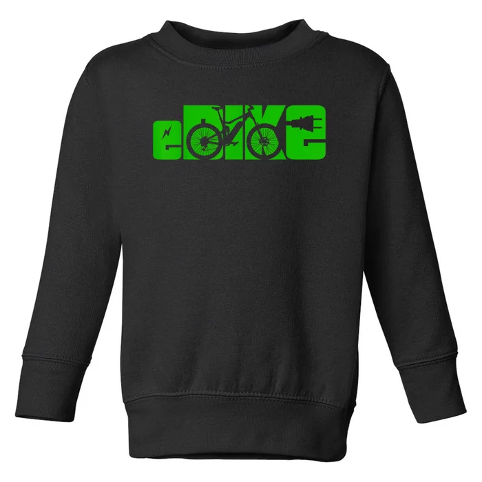 EBike Electric Bicycle Toddler Sweatshirt