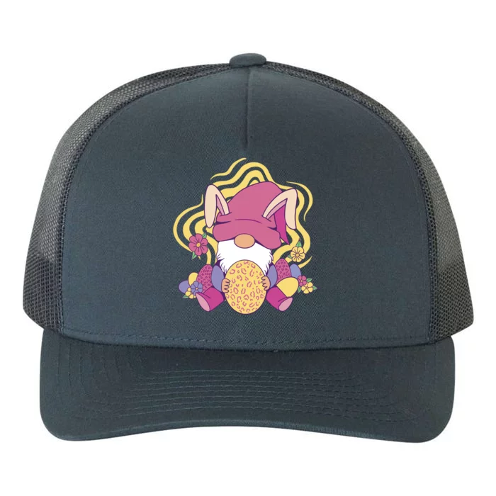 Easter Egg Bunny Gnome Yupoong Adult 5-Panel Trucker Hat