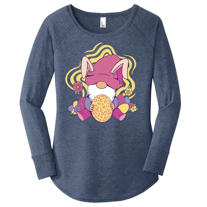 Easter Egg Bunny Gnome Women's Perfect Tri Tunic Long Sleeve Shirt