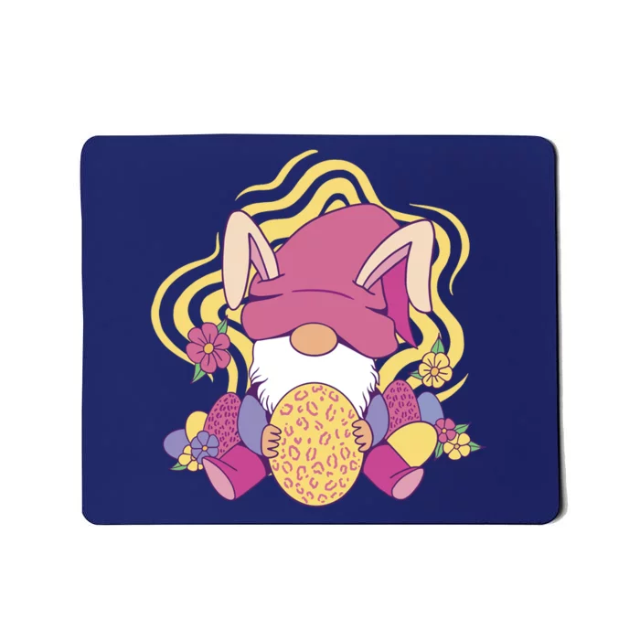 Easter Egg Bunny Gnome Mousepad