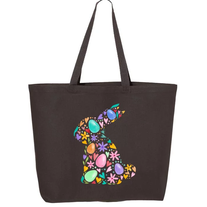 Easter Egg Bunny Floral Holiday 25L Jumbo Tote