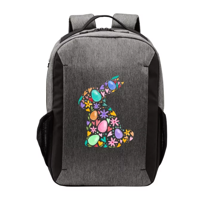 Easter Egg Bunny Floral Holiday Vector Backpack