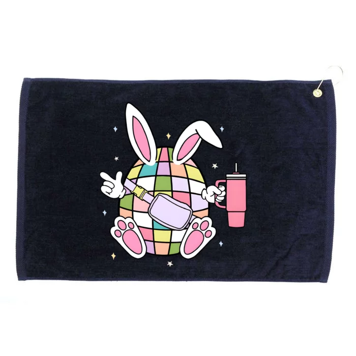 Easter Eggs Boojee Belt Bag Easter Day Grommeted Golf Towel