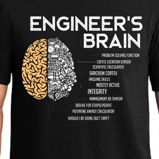 Engineer Engineers Brain Funny Engineering Pajama Set