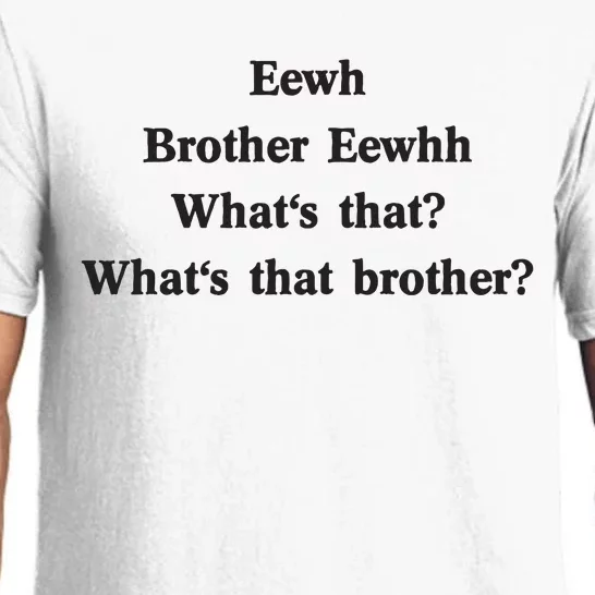 Embroidered Eewh Brother Brother Eewhh Pajama Set