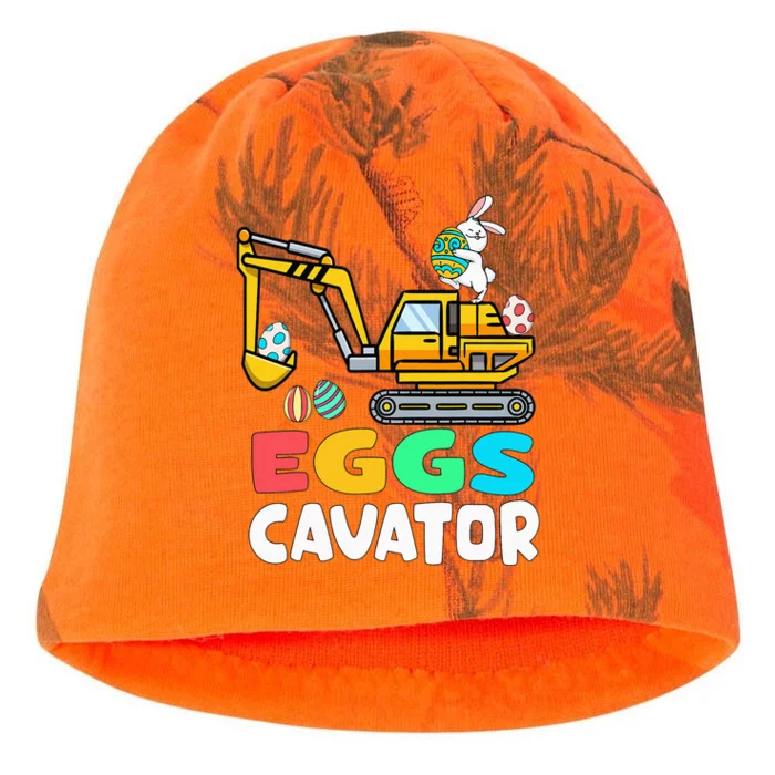 Eggs-Cavator Easter Bunny Excavator Kati - Camo Knit Beanie