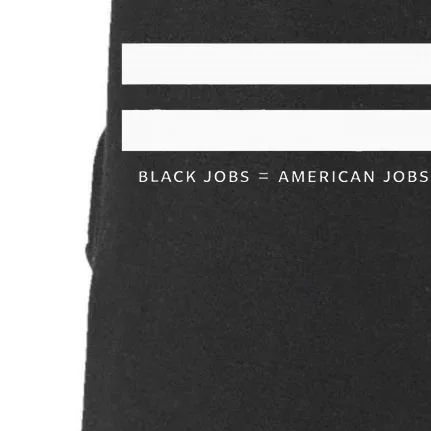 Employment Equality Black Jobs Equals American Jobs Doggie 3-End Fleece Hoodie