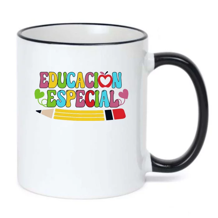 Educacion Especial Back To School Black Color Changing Mug