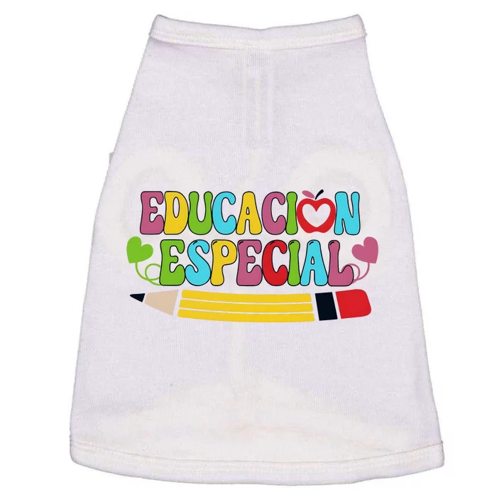 Educacion Especial Back To School Doggie Tank