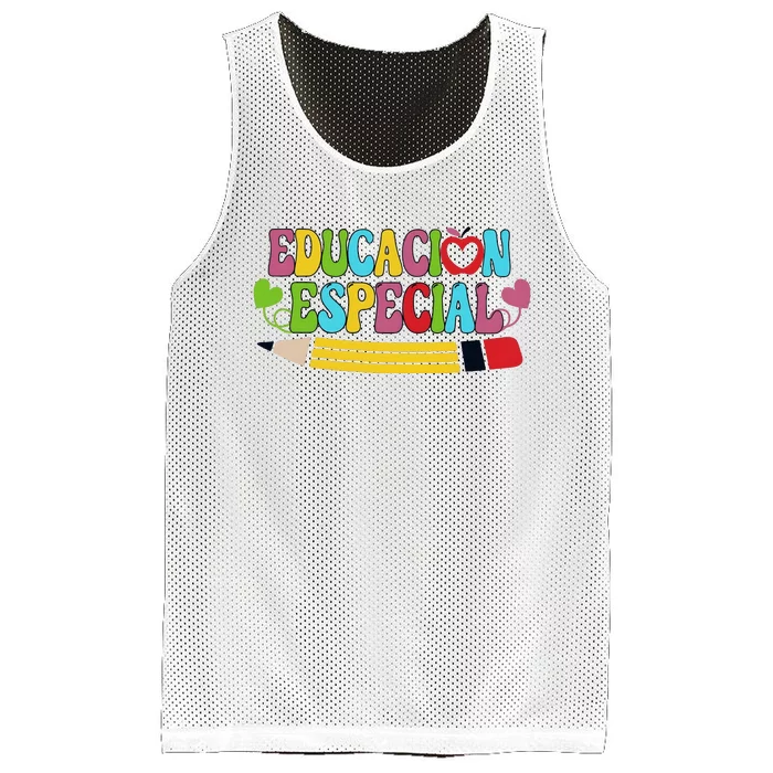 Educacion Especial Back To School Mesh Reversible Basketball Jersey Tank