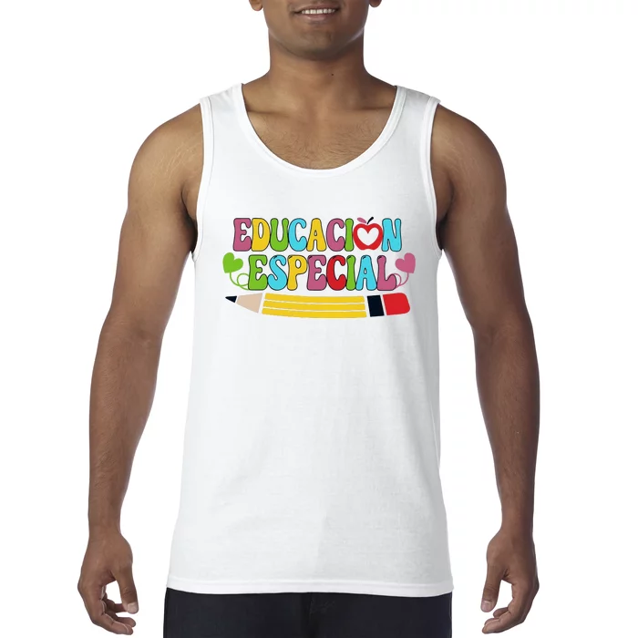 Educacion Especial Back To School Tank Top