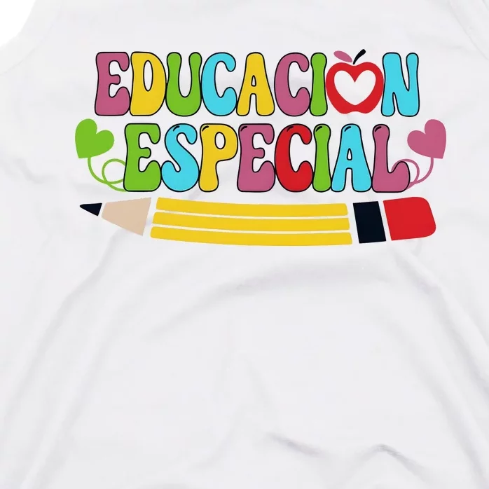 Educacion Especial Back To School Tank Top