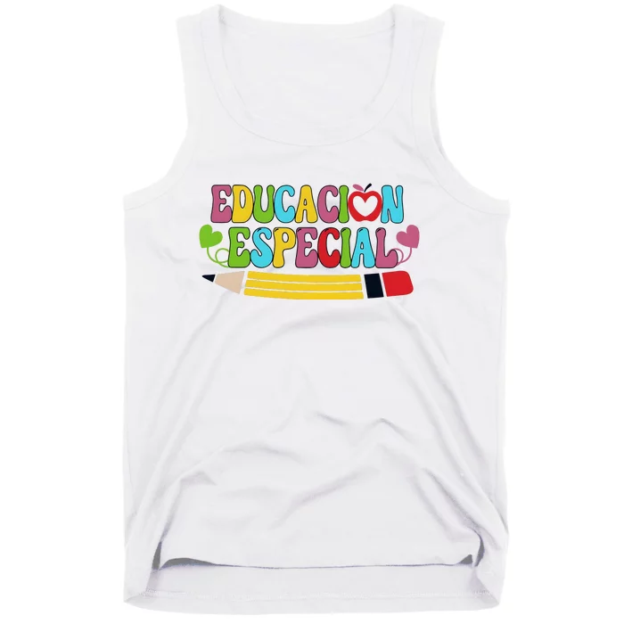 Educacion Especial Back To School Tank Top