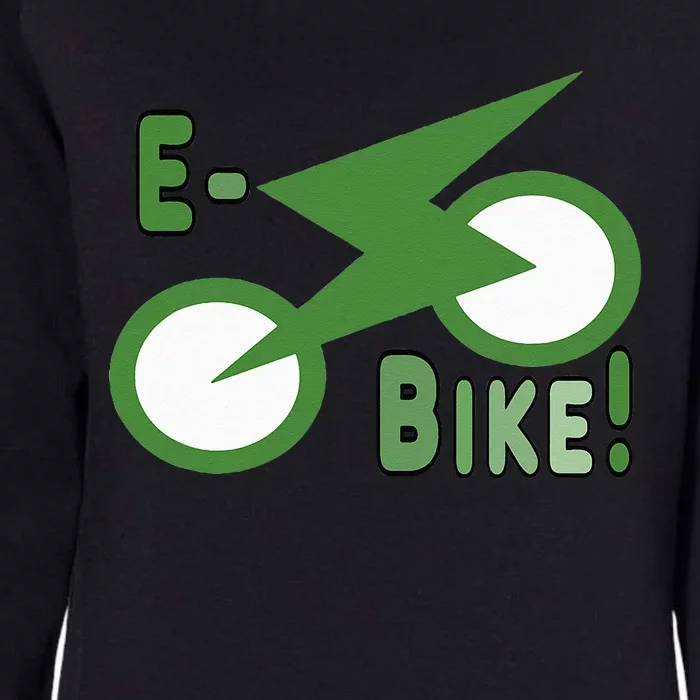 EBike Electric Bike Womens California Wash Sweatshirt