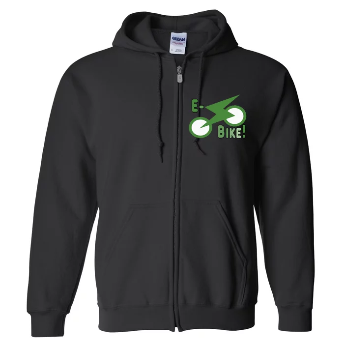 EBike Electric Bike Full Zip Hoodie