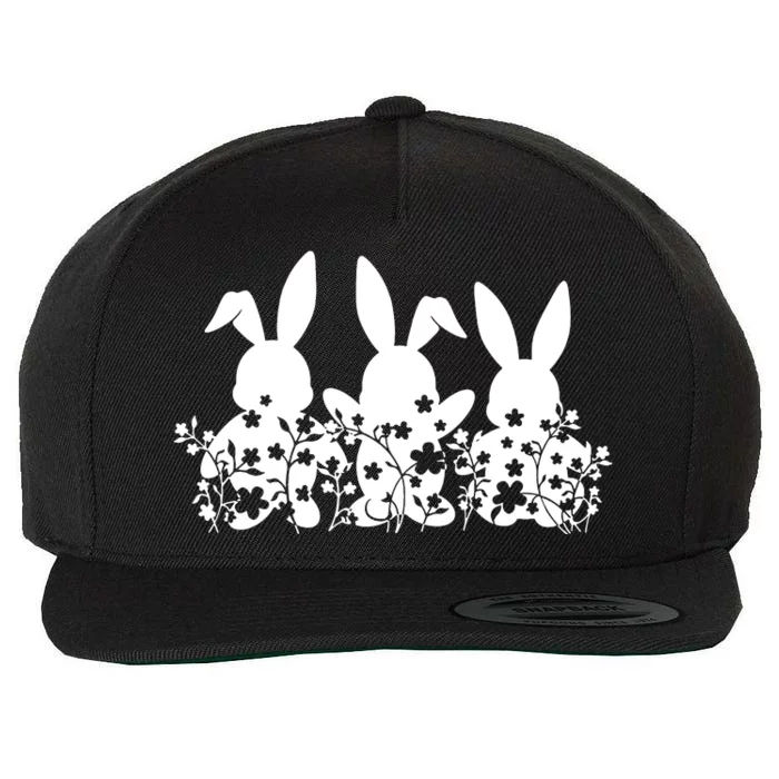 Easter Easter Bunny Rabbit Wool Snapback Cap