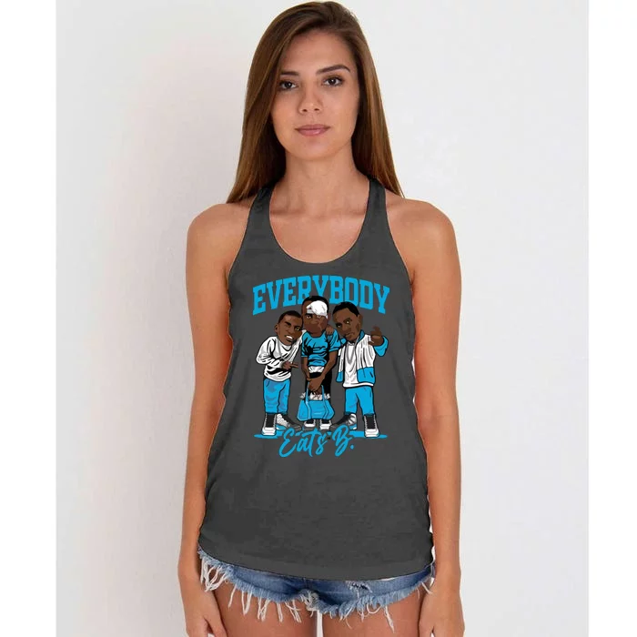 Everybody Eats B Women's Knotted Racerback Tank