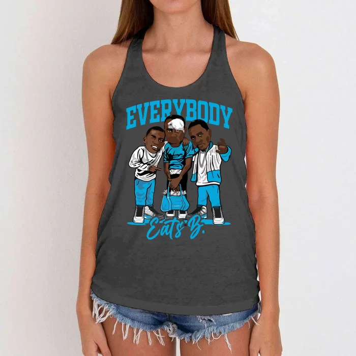 Everybody Eats B Women's Knotted Racerback Tank