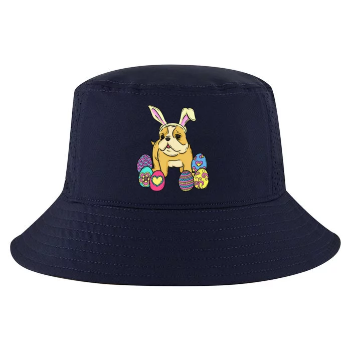 Easter English Bulldog Dog Mom Dad Funny Cool Comfort Performance Bucket Hat