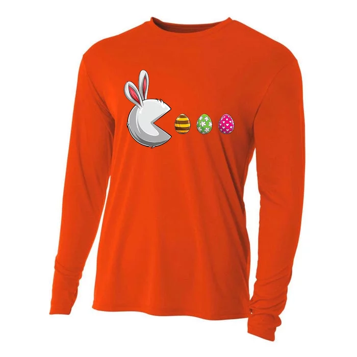 Easter Eggs Bunny Cute Holiday Cooling Performance Long Sleeve Crew