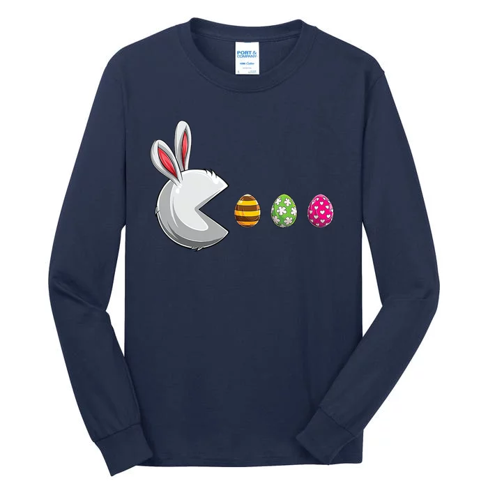 Easter Eggs Bunny Cute Holiday Tall Long Sleeve T-Shirt