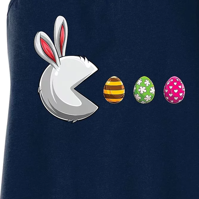 Easter Eggs Bunny Cute Holiday Women's Racerback Tank