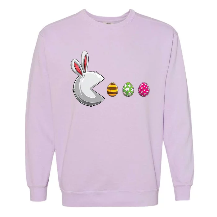 Easter Eggs Bunny Cute Holiday Garment-Dyed Sweatshirt