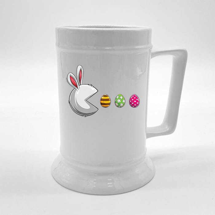 Easter Eggs Bunny Cute Holiday Front & Back Beer Stein