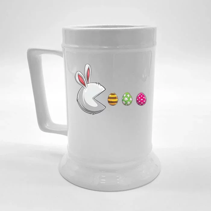 Easter Eggs Bunny Cute Holiday Front & Back Beer Stein