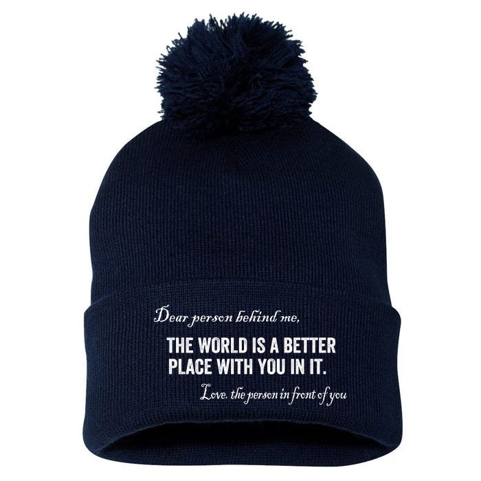 Elder Emo Club Apparel Front & Back Pom Pom 12in Knit Beanie