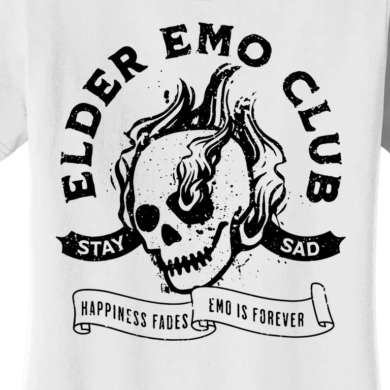 Elder Emo Club Apparel Front & Back Women's T-Shirt