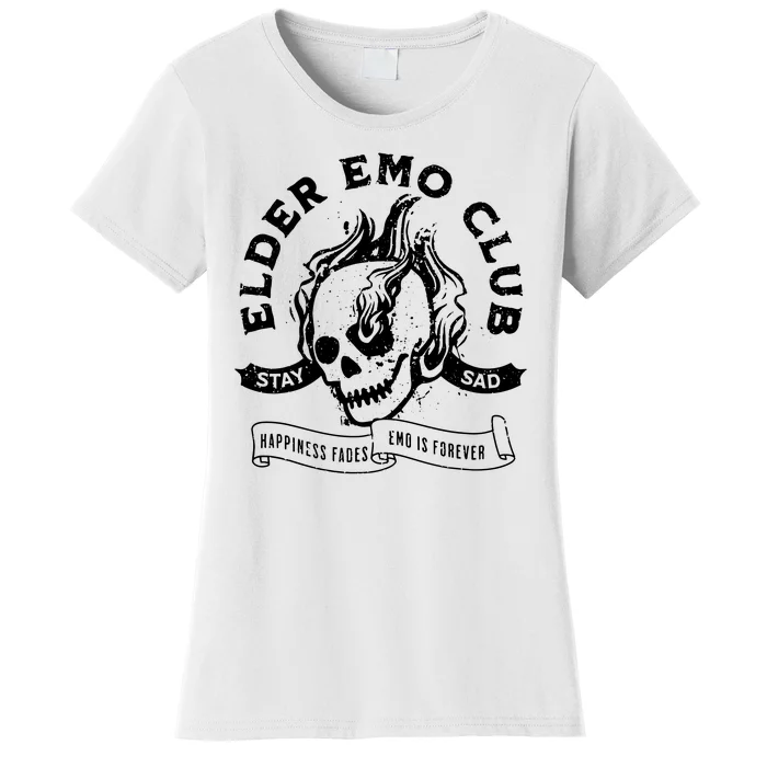 Elder Emo Club Apparel Front & Back Women's T-Shirt