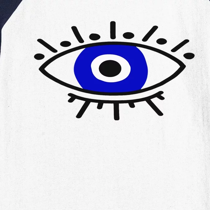 Evil Eye Curse Protection Hand Of Hamsa Seeing Eyes Evil Eye Baseball Sleeve Shirt