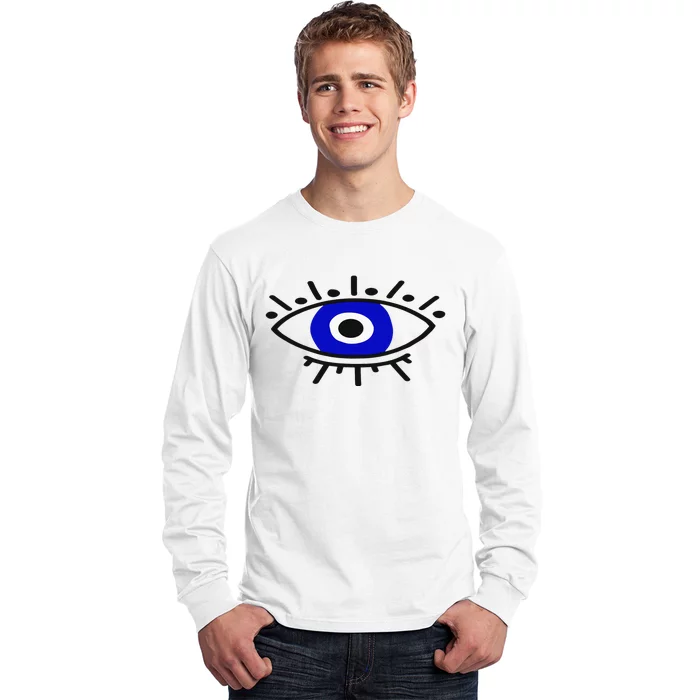 Evil Eye Curse Protection Hand Of Hamsa Seeing Eyes Evil Eye Long Sleeve Shirt