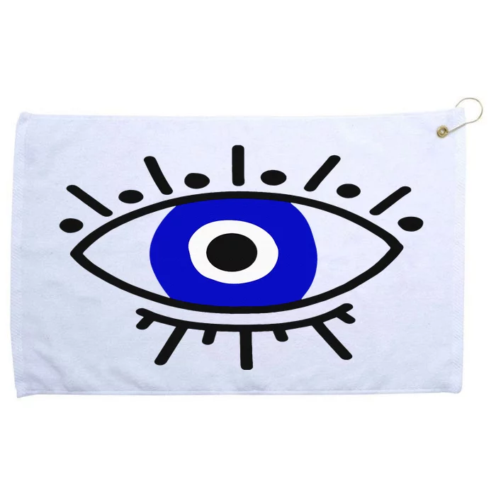 Evil Eye Curse Protection Hand Of Hamsa Seeing Eyes Evil Eye Grommeted Golf Towel