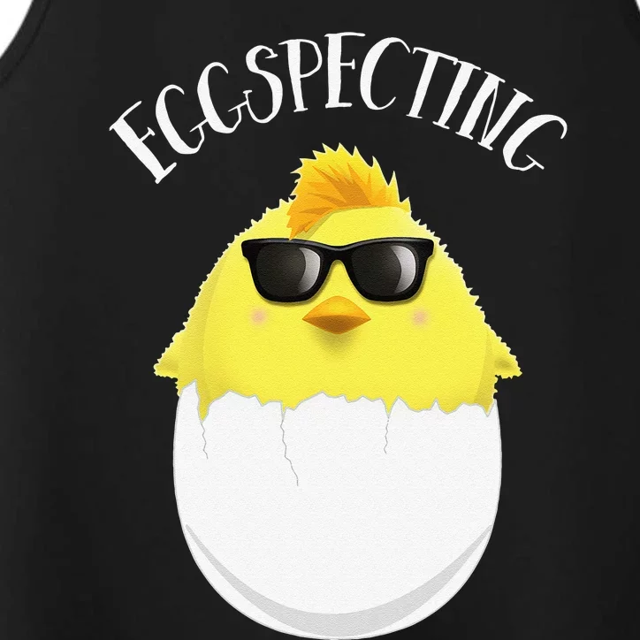 Eggspecting Easter Chick Spring Pregnancy Announcement Performance Tank