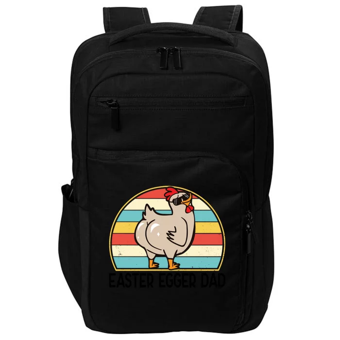 Easter Egger Chicken Dad Easter Egger Breed Dad Gift Impact Tech Backpack