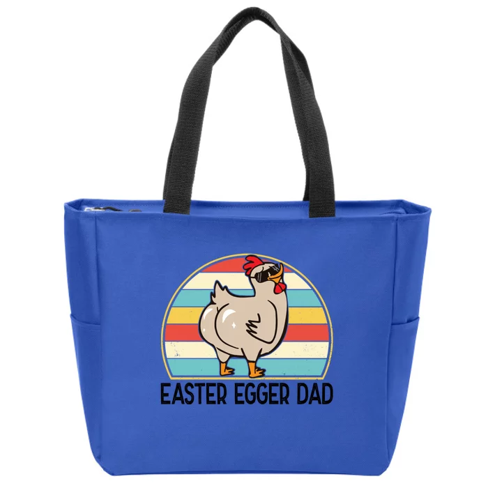 Easter Egger Chicken Dad Easter Egger Breed Dad Gift Zip Tote Bag