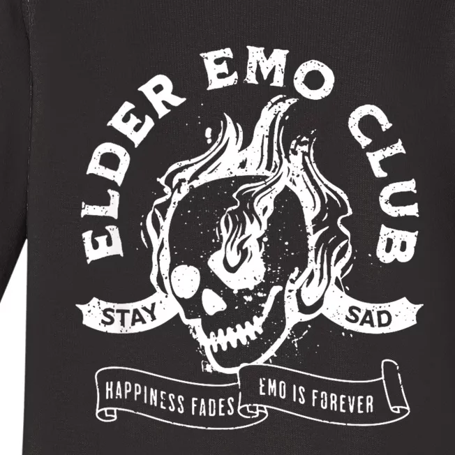 Elder Emo Club Apparel Baby Long Sleeve Bodysuit